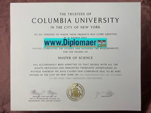 Columbia University Fake Diploma