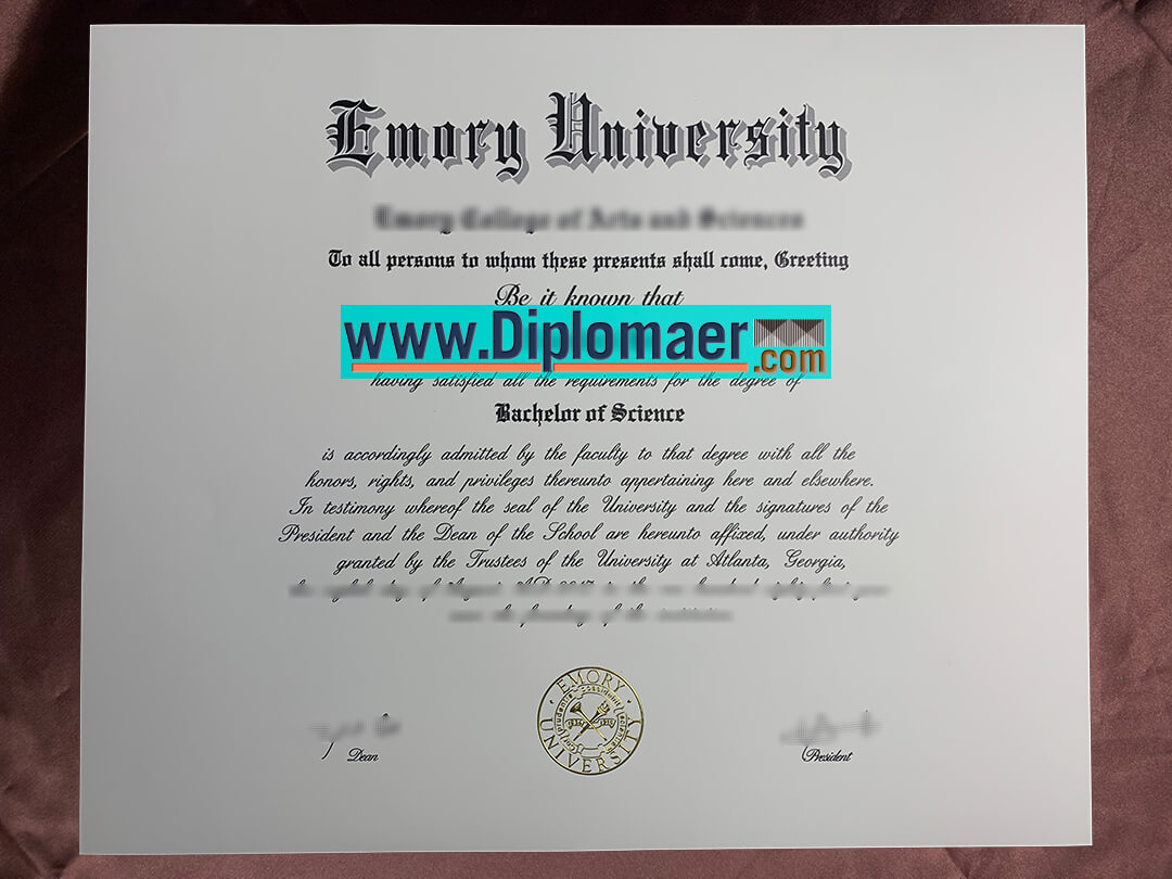 Emory University Fake Diploma - Emory University Fake Diploma, How to Make it?