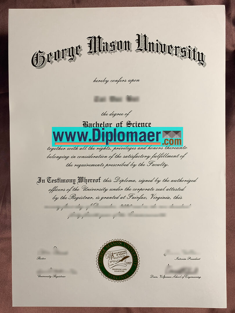 George Mason University Fake Diploma - Buy George Mason University Fake Diploma in the USA