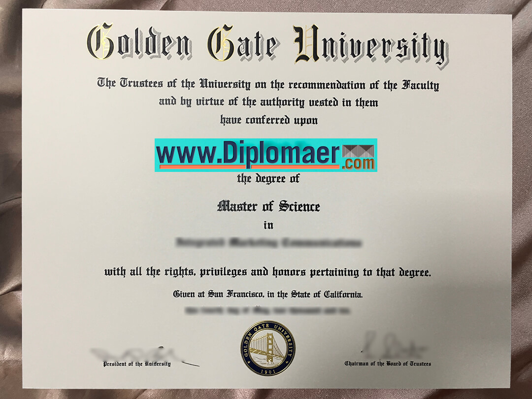 Golden Gate University Fake Diploma - Best Way to Order Fake Diplomas from Golden Gate University (GGU)