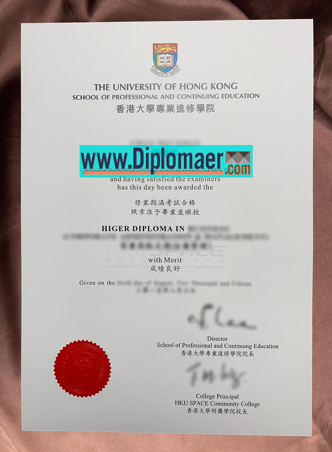 HKU SPACE fake diploma - How to get the HKU SPACE fake diplomas online?