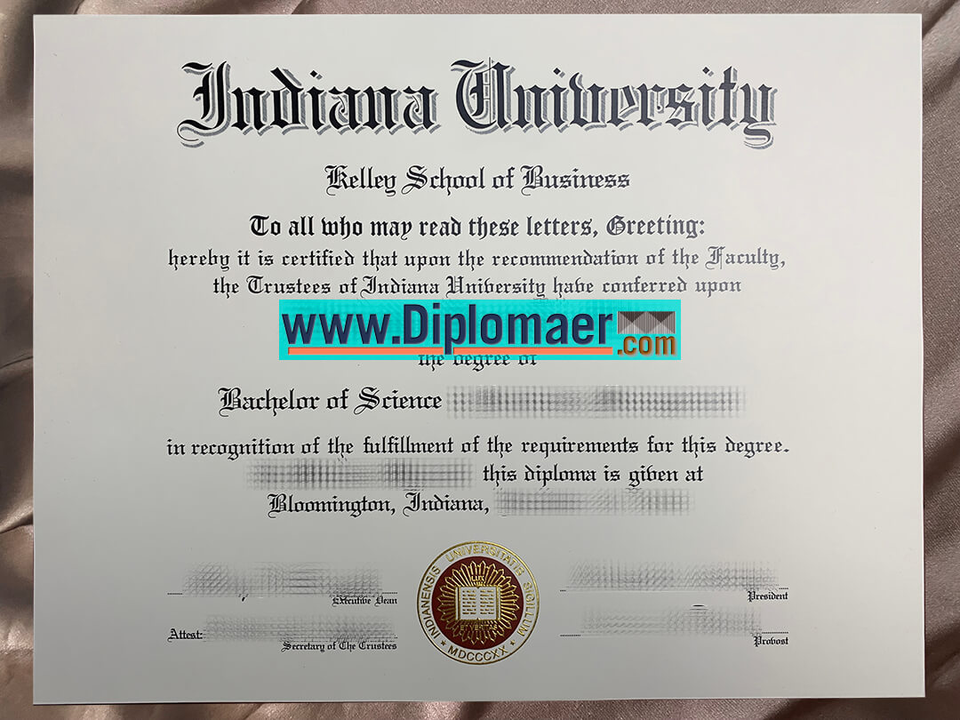 Indiana University Fake Diploma - Secret to order the Indiana University Fake Diploma