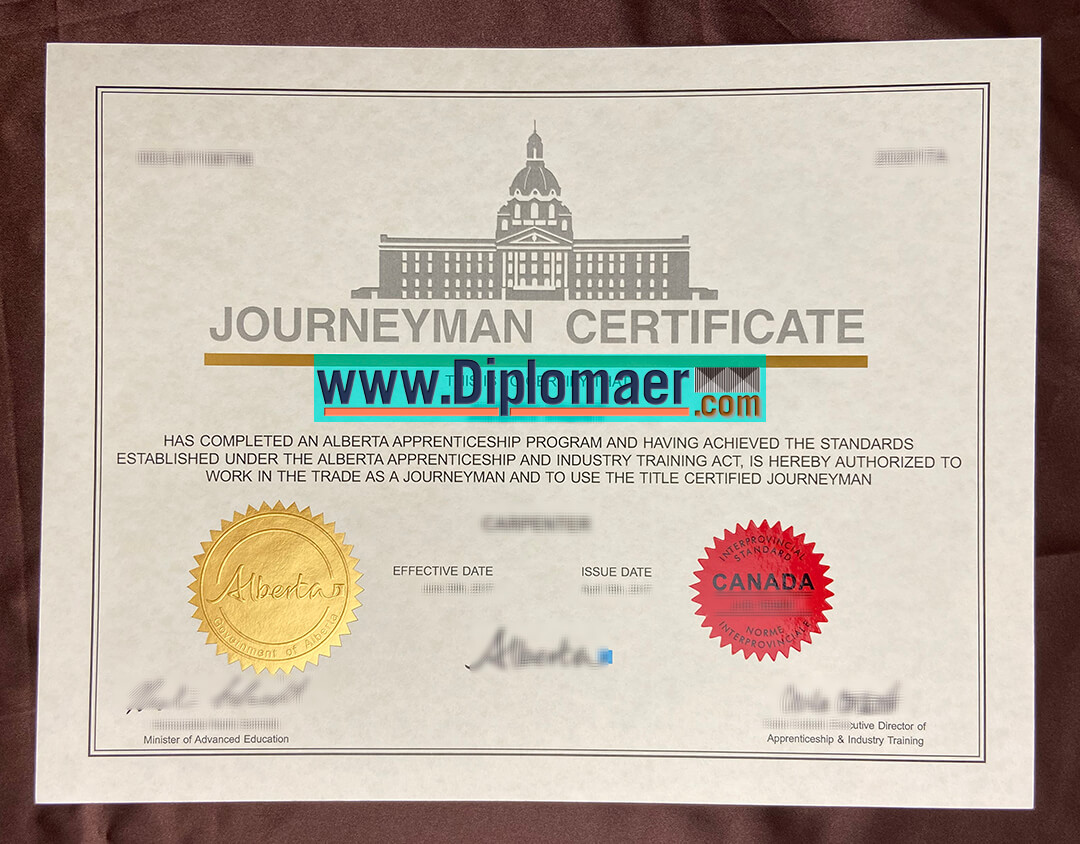 Journeyman Fake Certificate - Where to buy fake Journeyman Certificate?