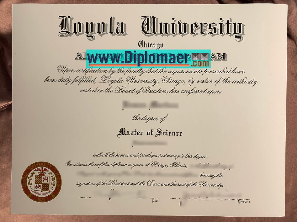 Loyola University Fake Diploma 2 1024x768 - Where to Buy a Fake Loyola University Chicago Diploma?