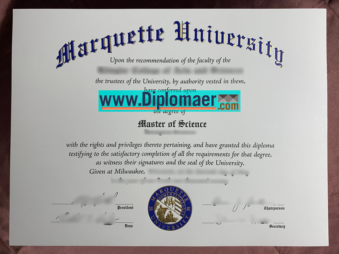 Marquette University Fake Diploma - How to Buy Fake Marquette University Certificates in Wisconsin?