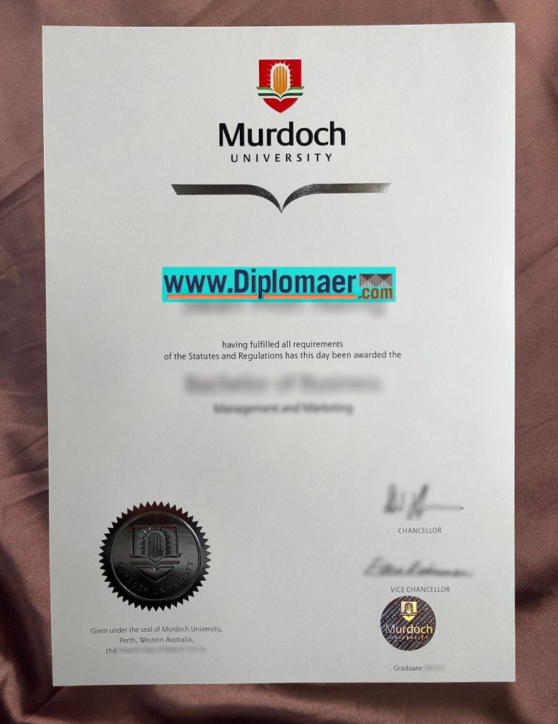Murdoch University fake diploma 789x1024 - How to purchase a fake Murdoch University certificate?