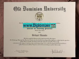 Old Dominion University Fake Degree