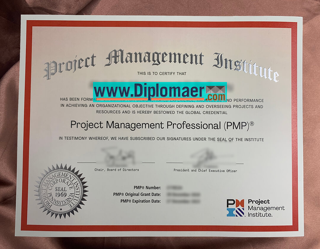 PMP fake diploma - How to get a PMP certificate online?