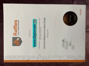 Raffles College of Higher Education fake certificate