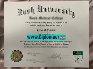 Rush University Fake Degree