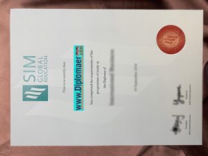 SIM Global Education fake diploma