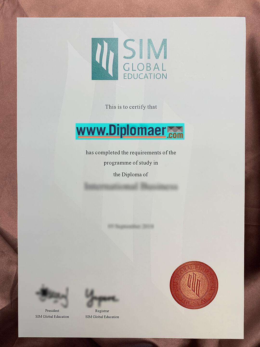 SIM Global Education fake diploma - Which website can buy the best quality SIM Global Education fake diploma?