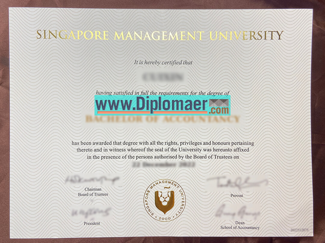SMU Fake Diploma - How to get a Singapore Management University Fake Diploma?
