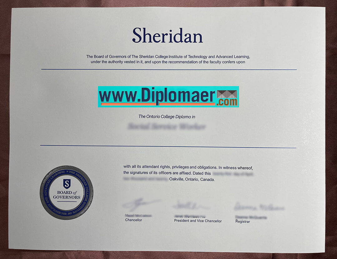 Sheridan Fake Diploma - how is the Sheridan College ranking?