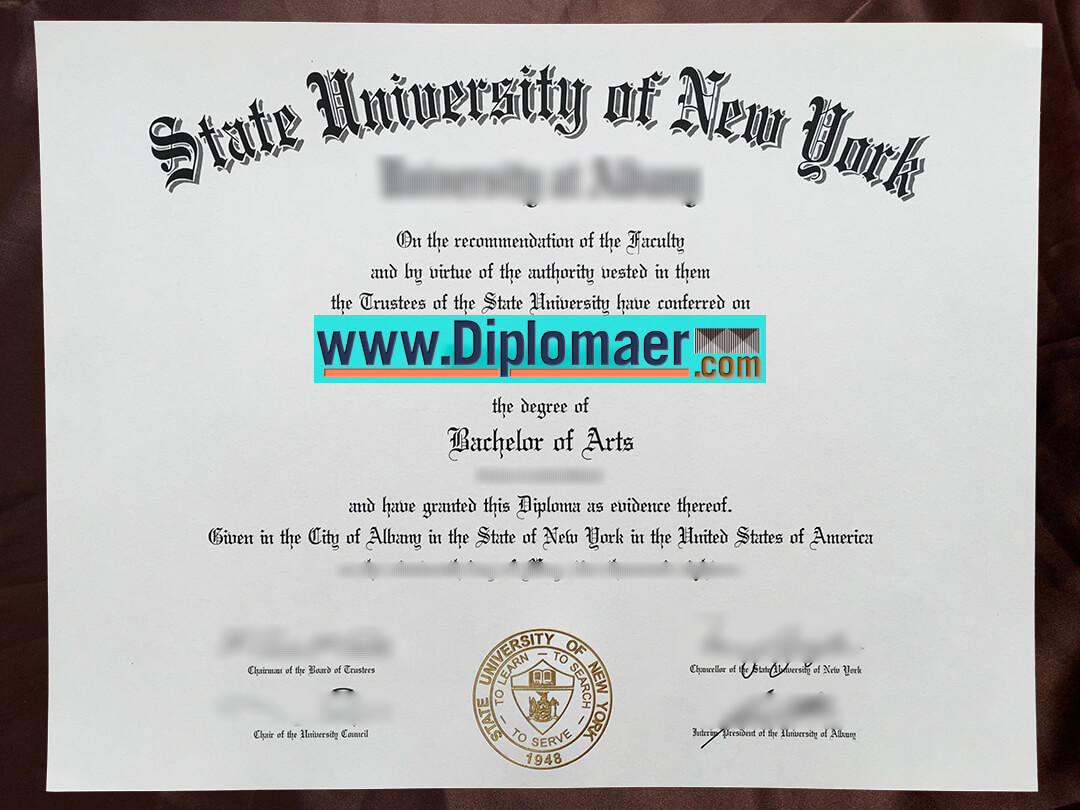 State University of New York Fake Diploma - Get a fake diploma from SUNY New York fast