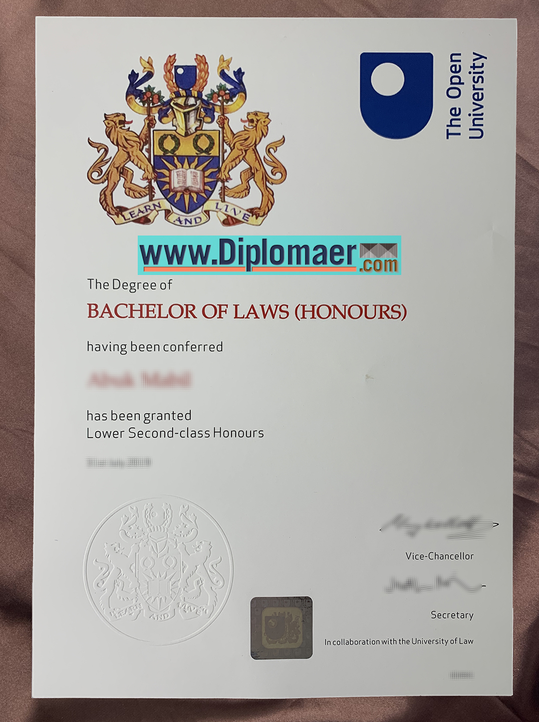 The Open University Fake Diploma - Where to Buy High Quality UK Open University fake certificates？