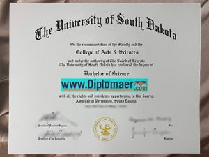 The University of South Dakota Fake Degree