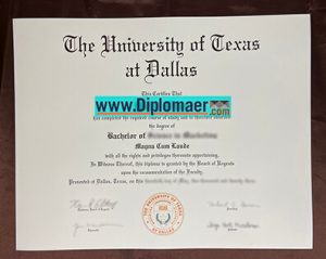 UTD Fake Diploma