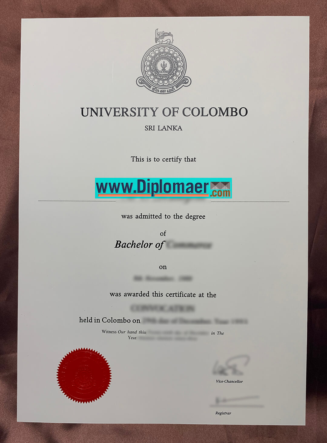 University of Colombo Fake Diploma - How about to get a fake University of Colombo diploma in Sri Lanka?