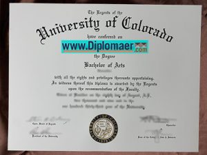 The University of Colorado Fake Diploma
