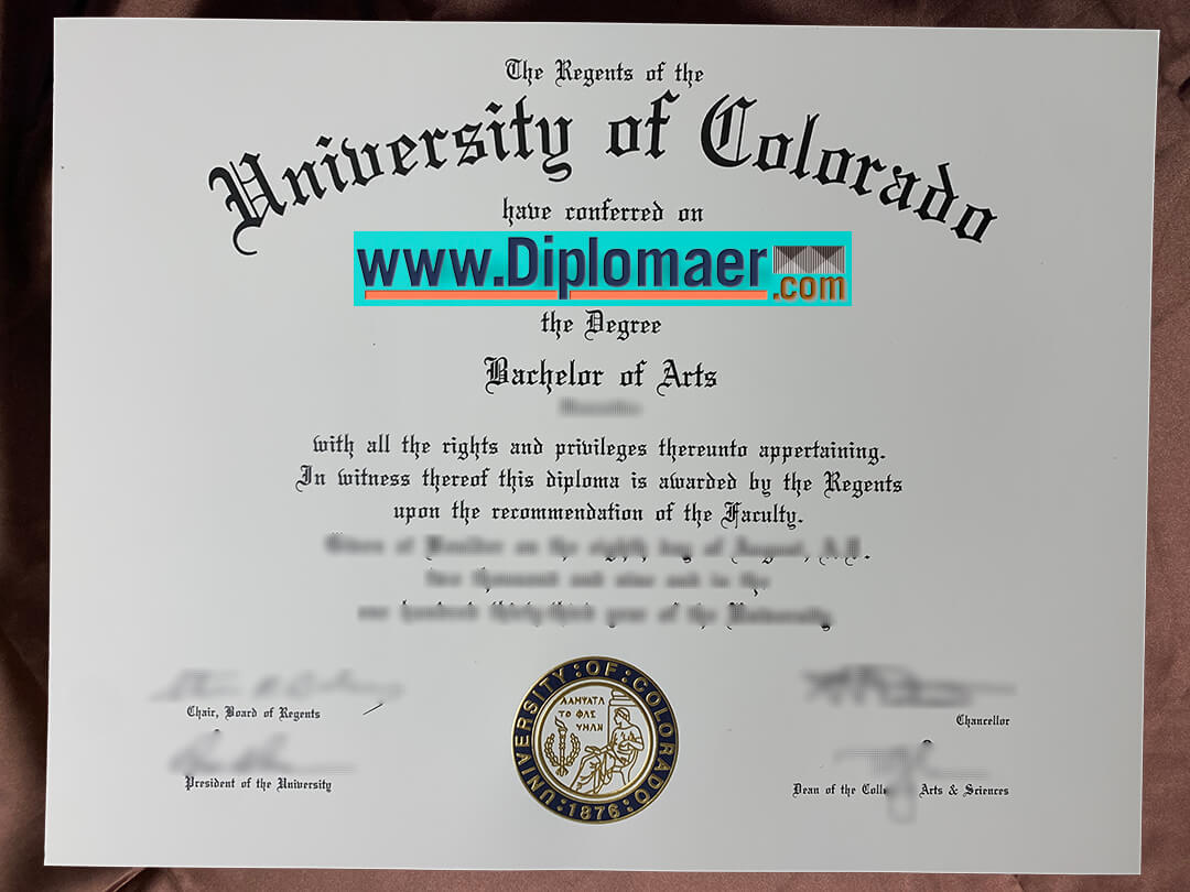 University of Colorado Fake Diploma - What if I want to buy a fake University of Colorado diploma?