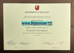 University of Nicosia fake degree