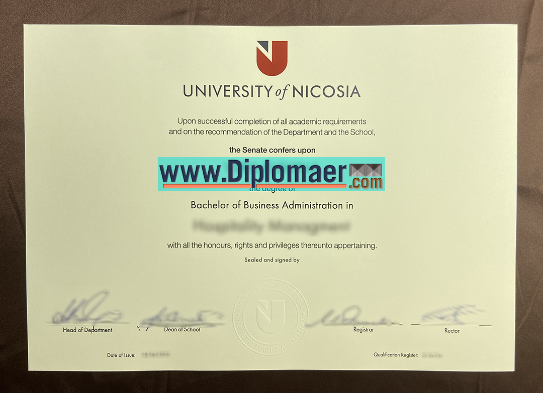 University of Nicosia fake diploma - Where to purchase the fake University of Nicosia certificates, and how to buy it?