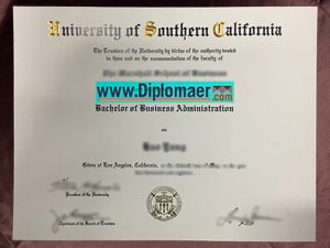 University of Southern California Fake Diploma
