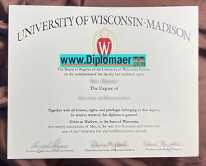University of Wisconsin-Madison Fake Degree