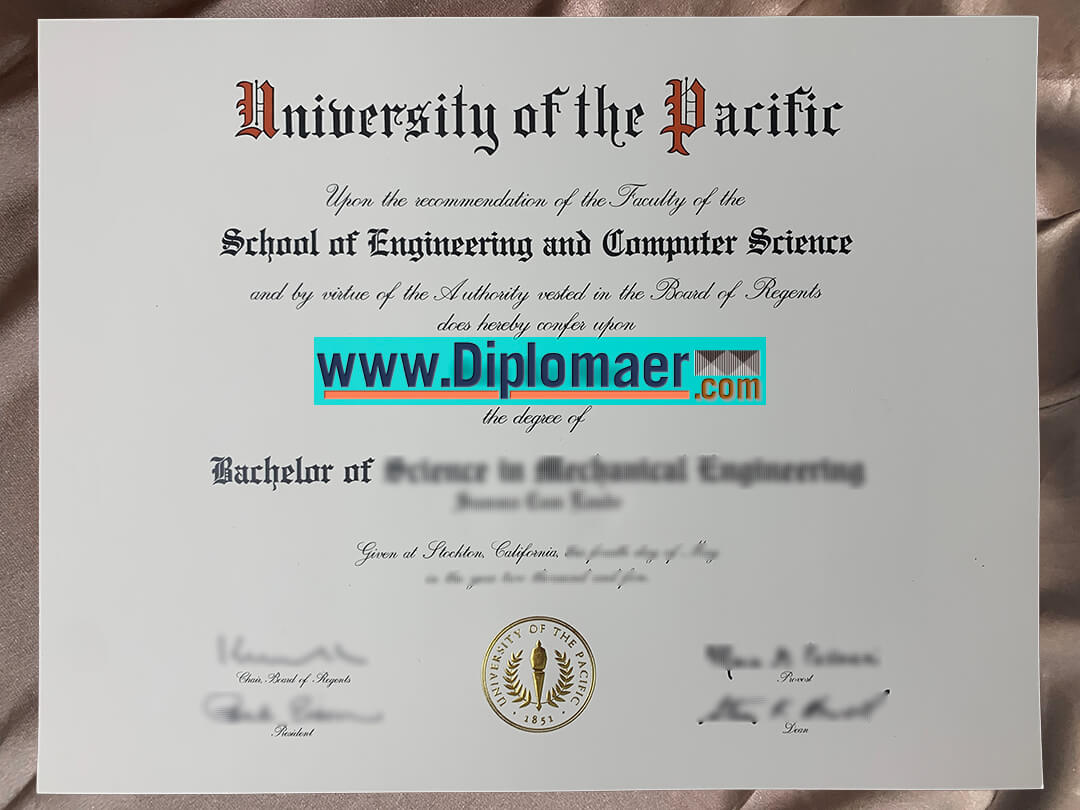 University of the Pacific Fake Diploma - University of the Pacific  Fake Diploma, How to Make it?