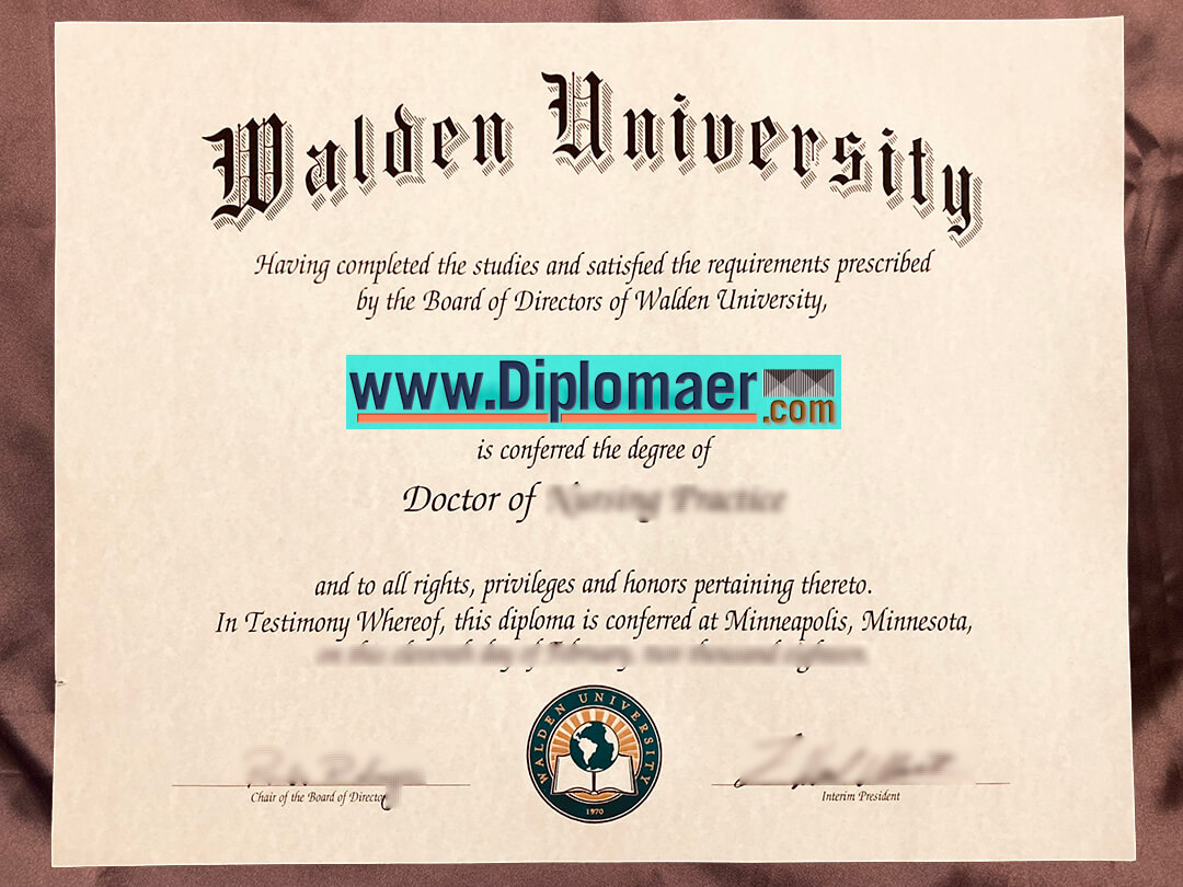 Walden University Fake Diploma - Safe Site Provide the Walden University Fake Diploma