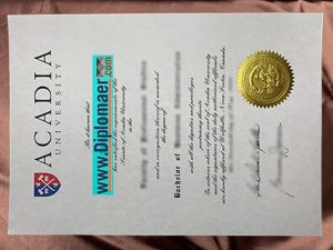 Acadia University Fake Diploma