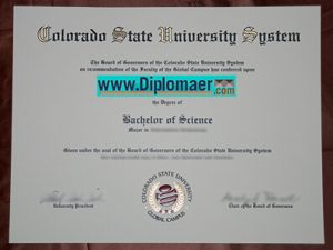 Colorado State University Fake Diploma
