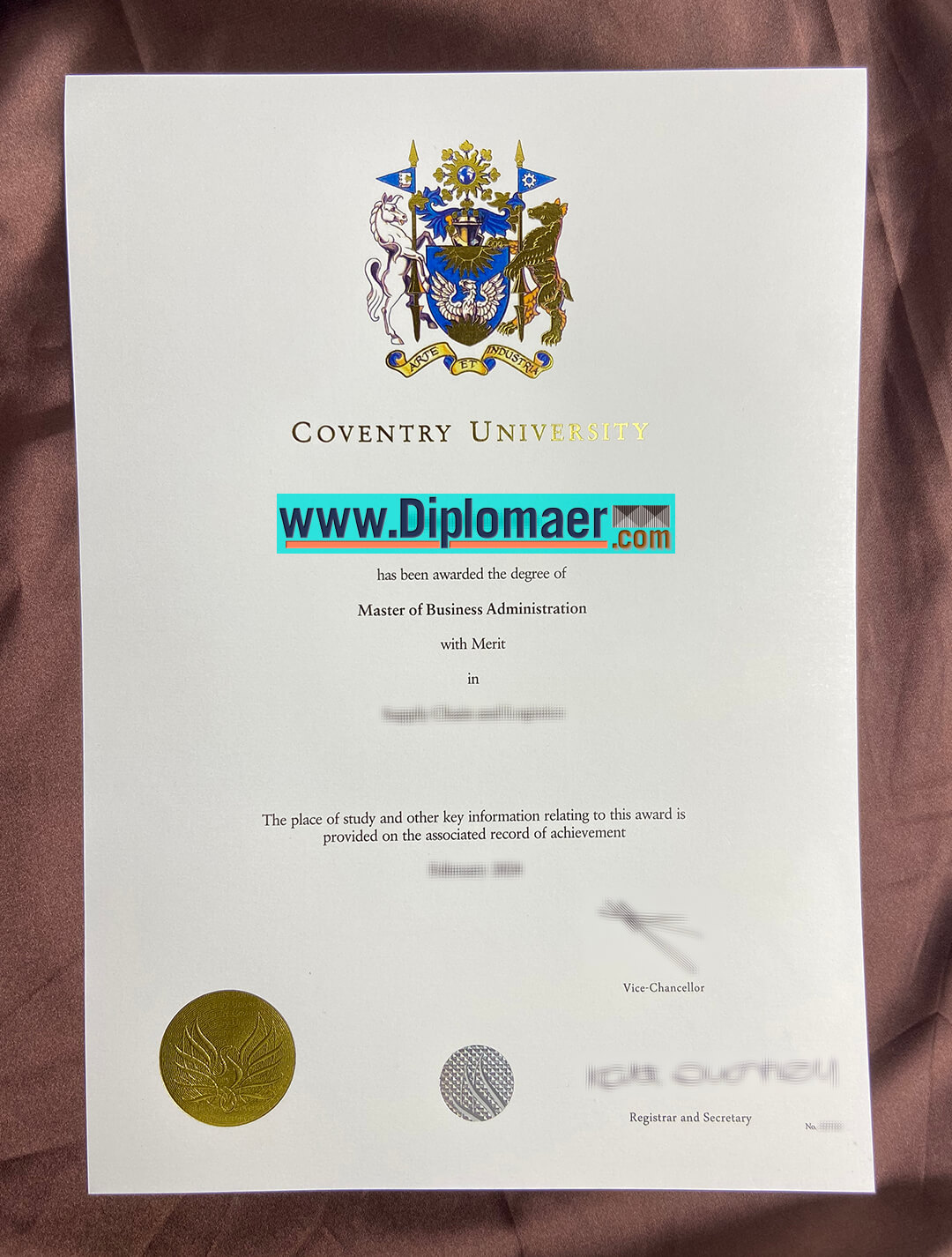 Coventry University fake diploma - How much does it cost to buy a fake Coventry University diploma?