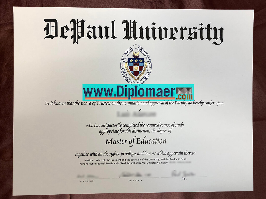 DePaul University Fake Diploma - Where to Purchase the DePaul University  Fake Diploma?