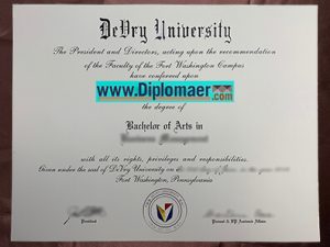 DeVry University Fake Diploma