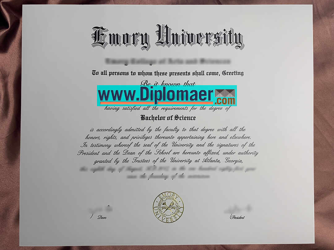 Emory University Fake Diploma - How to get Emory University fake diploma in Georgia, USA state