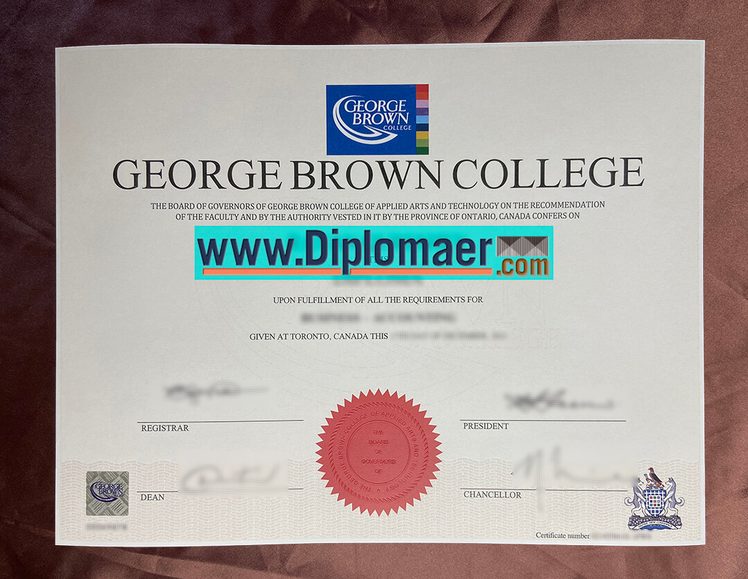 George Brown College Fake Diploma - Buy a diploma from George Brown College