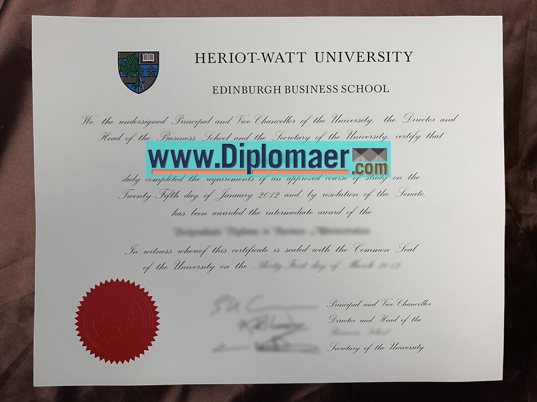 Heriot Watt University fake diploma - Buy Heriot-Watt University Degree Certificates in UK.