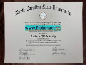 North Carolina State University Fake Diploma