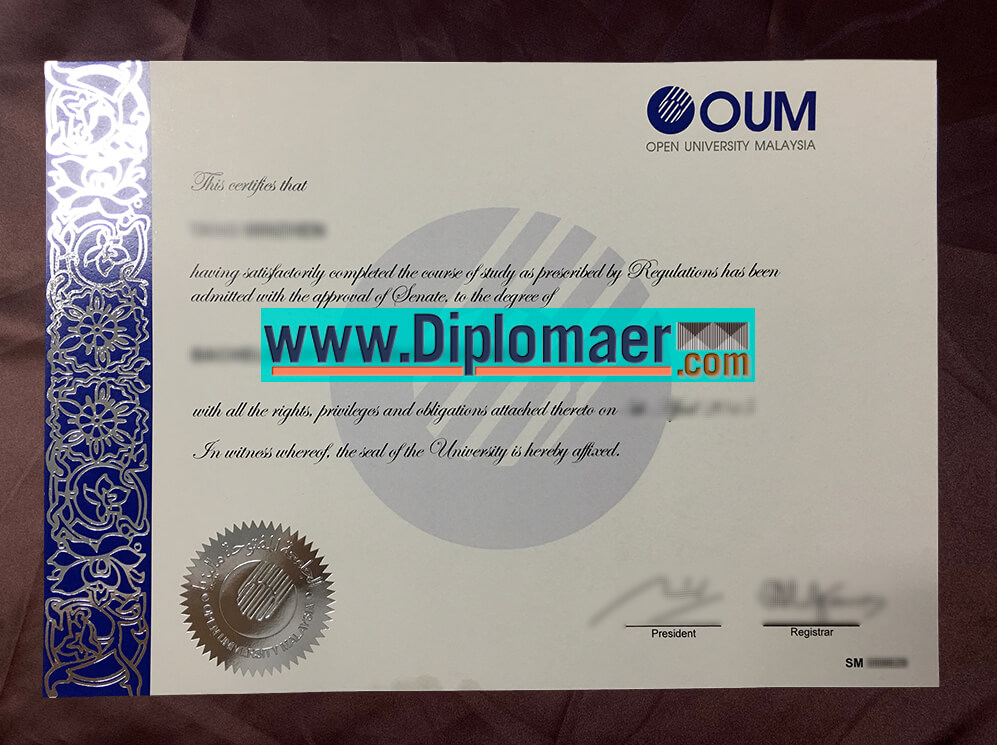 OUM Fake Diploma - Is a diploma from the Open University of Malaysia helpful for jobs?