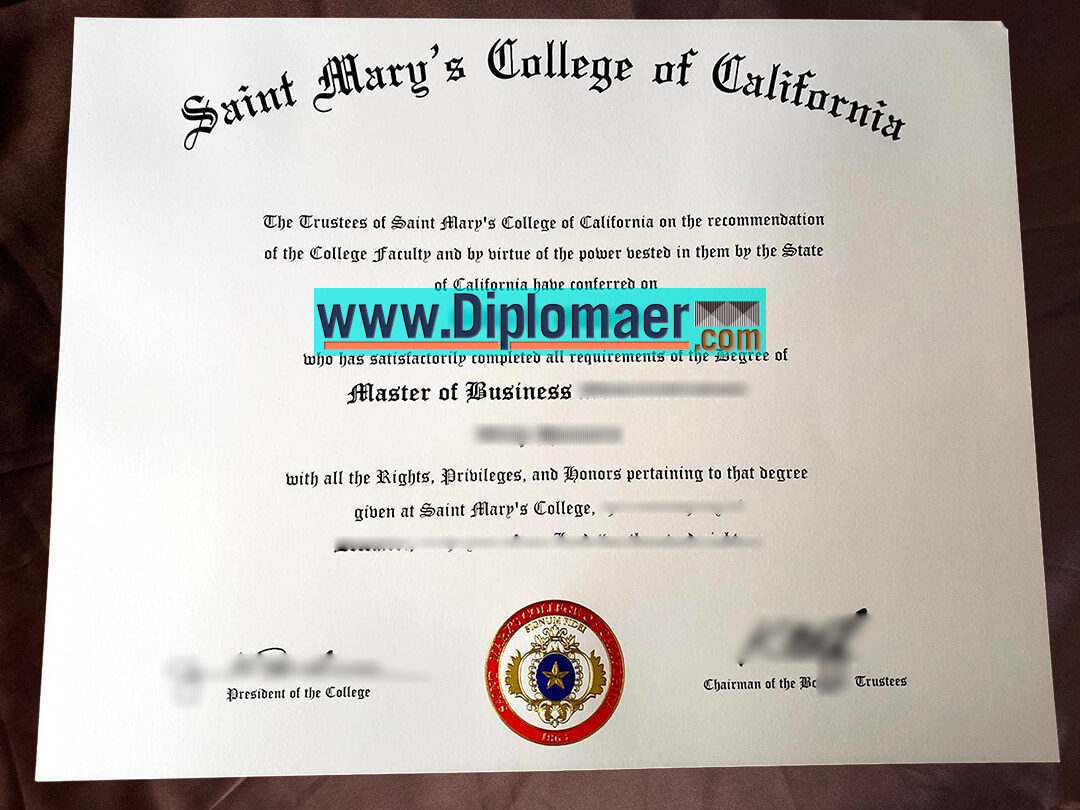 Saint Marys College of California Fake Diploma - How can I get the Saint Mary's College fake diploma in California?
