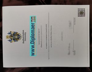 Sheffield Hallam University Fake Diploma
