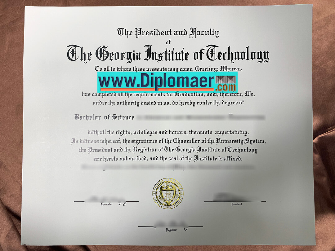 Buy The Georgia Institute Of Technology Fake Diploma Buy Fake Diploma 5119