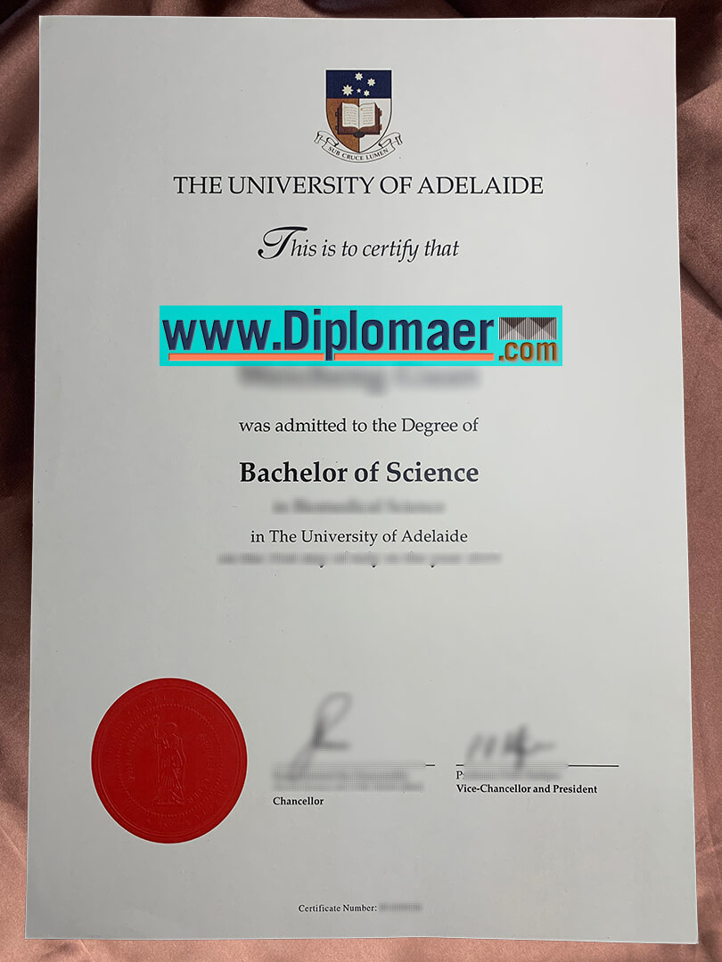 The University of Adelaide Fake Diploma - How can I get The University of Adelaide fake diploma in Australia?