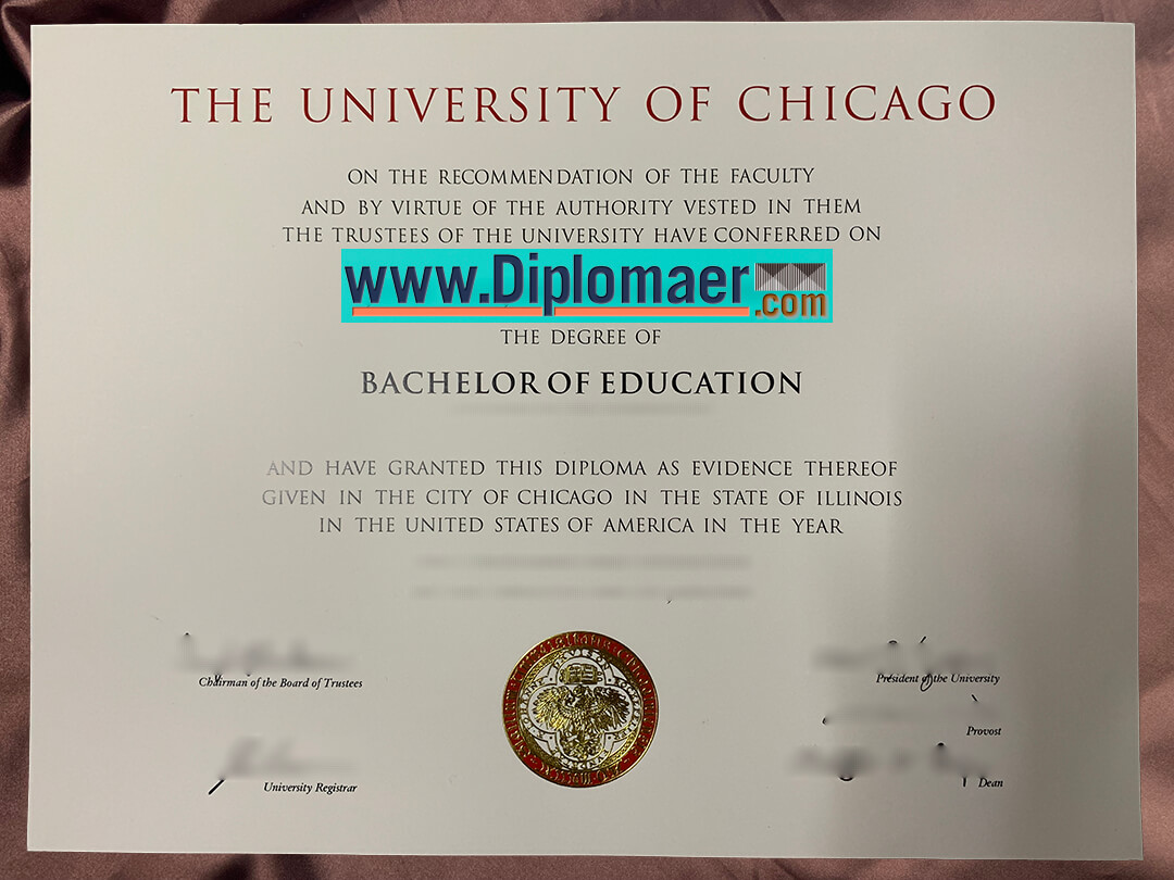 The University of Chicago Fake Diploma - Buy The University of Chicago fake diploma in Illinois