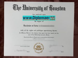 The University of Houston Fake Diploma