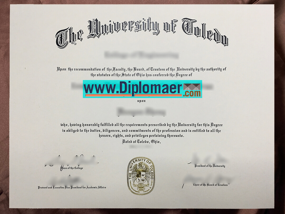 The University of Toledo Fake Diploma - Secret to order The University of Toledo Fake Diploma