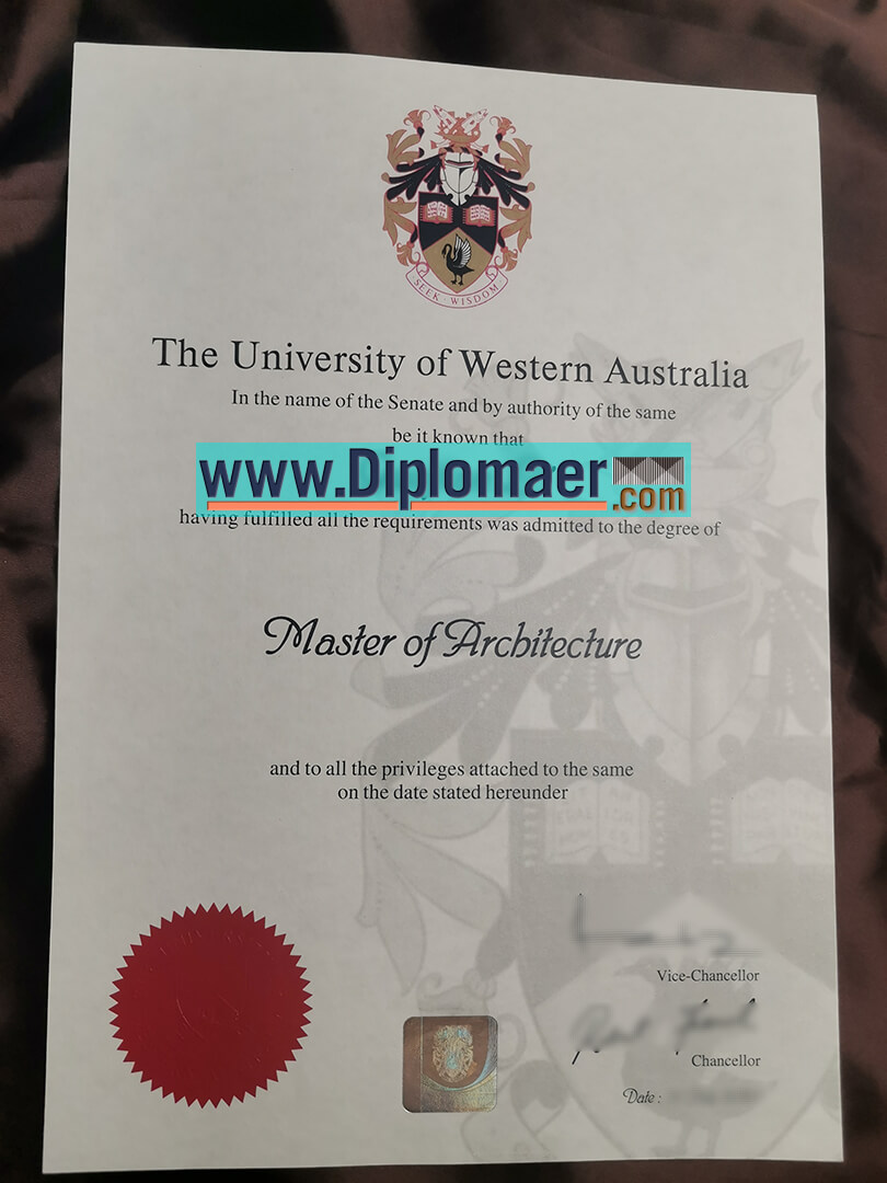 The University of Western Australia Fake Diploma - The University of Western Australia Fake Diploma, How to Make it?