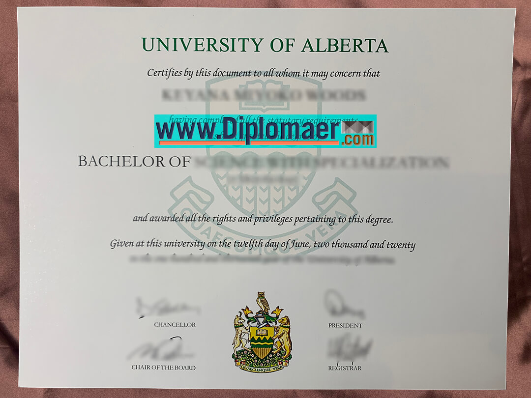 University of Alberta Fake Diploma - Buy a University of Alberta fake diploma in Canada